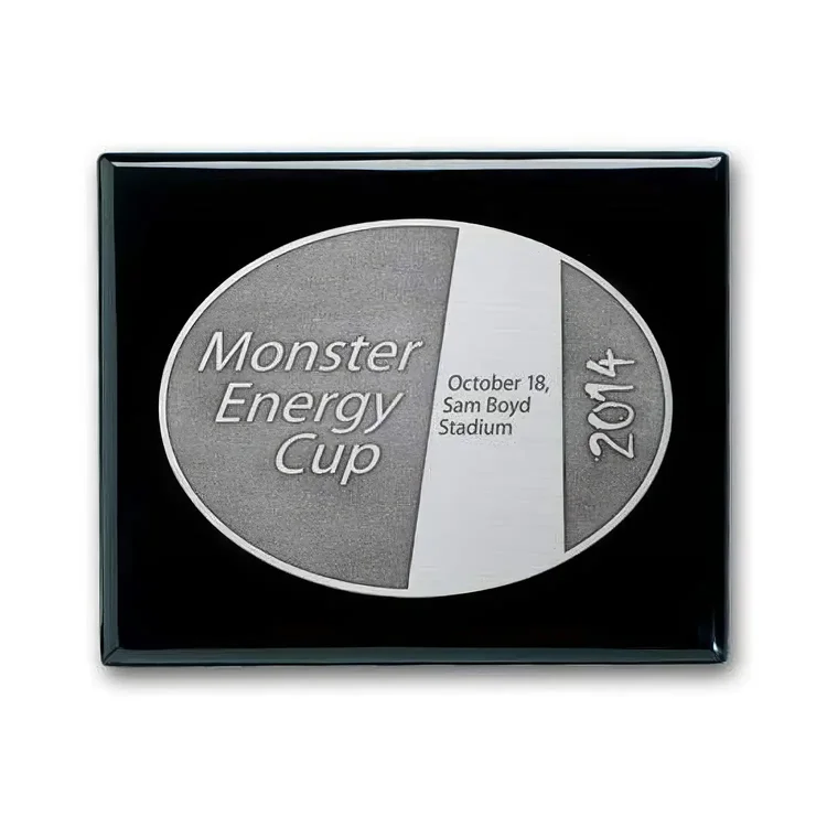Double Etch Plaque - Black #4