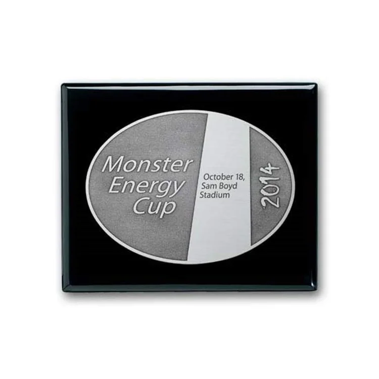 Double Etch Plaque - Black