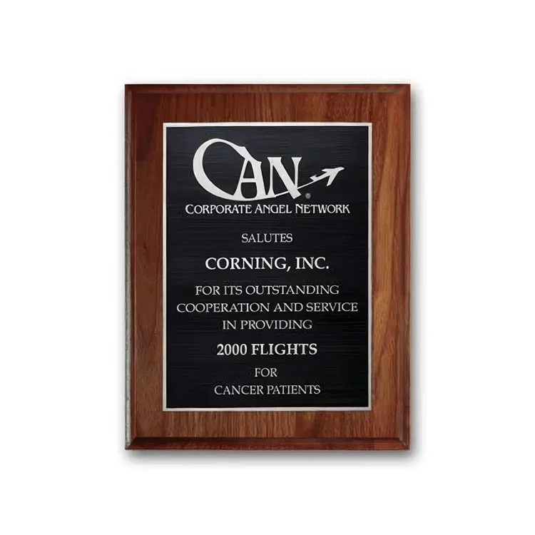 Etch Antiqued Plaque - Walnut Cove Edge #2