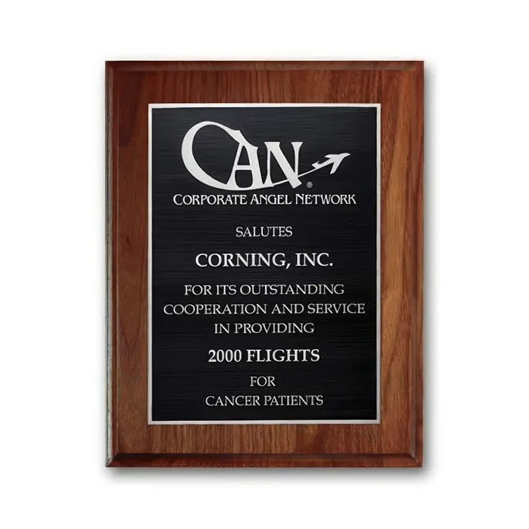 Etch Antiqued Plaque - Walnut Cove Edge #4