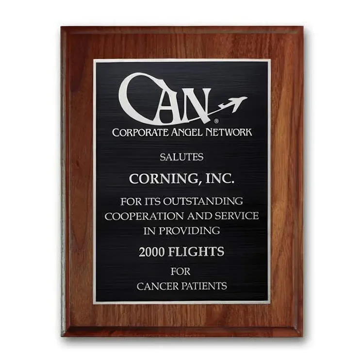 Etch Antiqued Plaque - Walnut Cove Edge #5