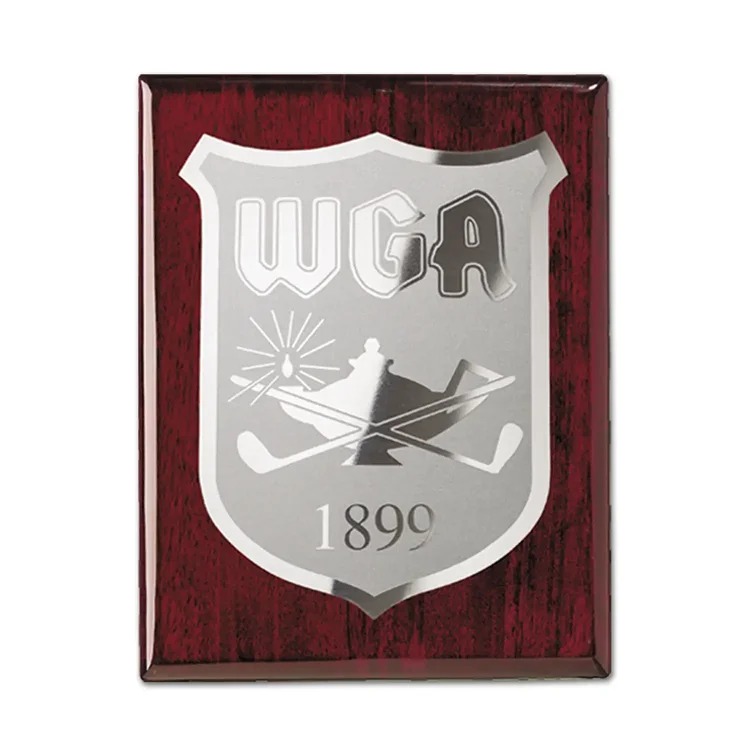 Etch Frosted Plaque - Rosewood Silver #3