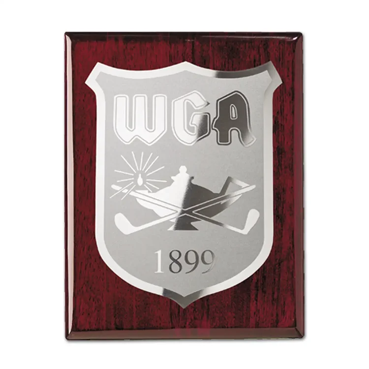 Etch Frosted Plaque - Rosewood Silver #4