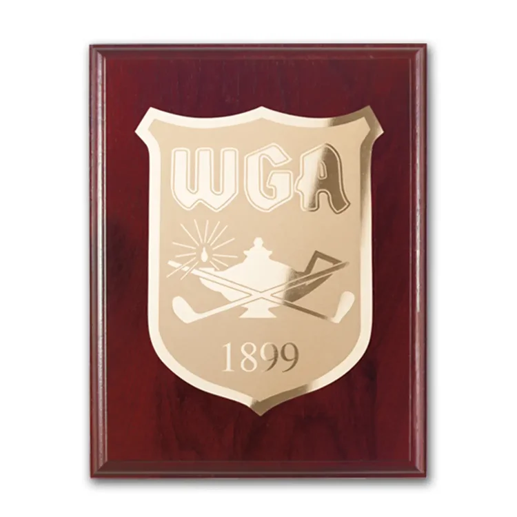 Etch Frosted Plaque - Rosewood Silver #8