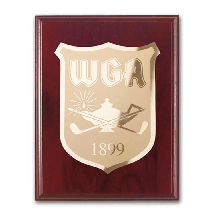 Etch Frosted Plaque - Rosewood Silver #9