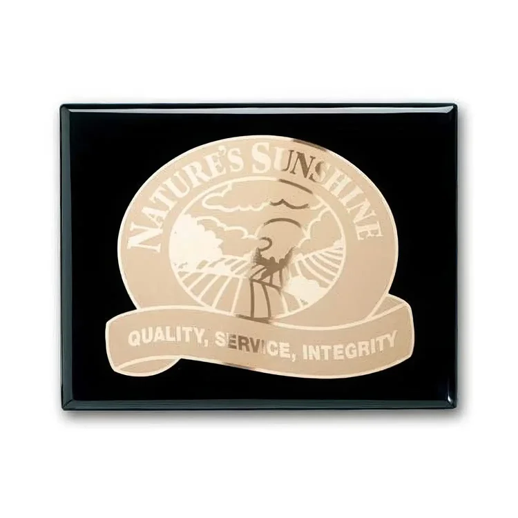 Etch Frosted Plaque - Ebony #4