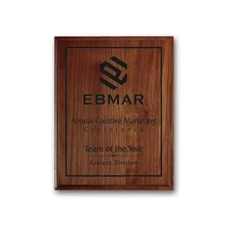 Laser Engraved Plaque - Walnut Cove Edge #2