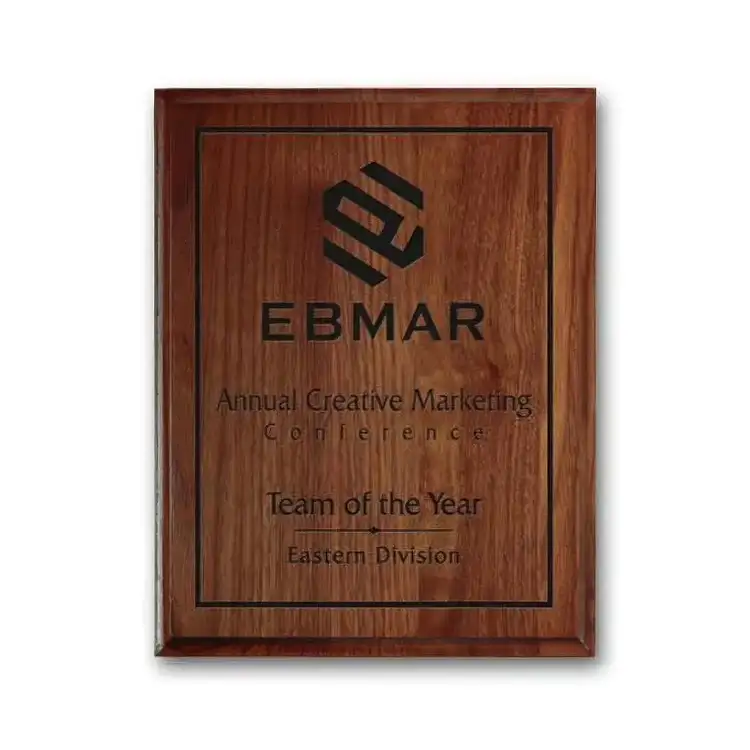 Laser Engraved Plaque - Walnut Cove Edge #4