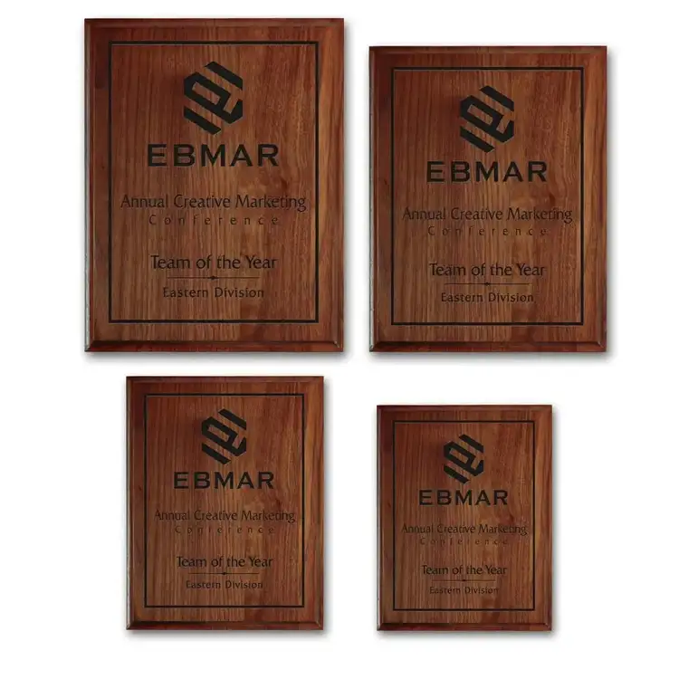 Laser Engraved Plaque - Walnut Cove Edge