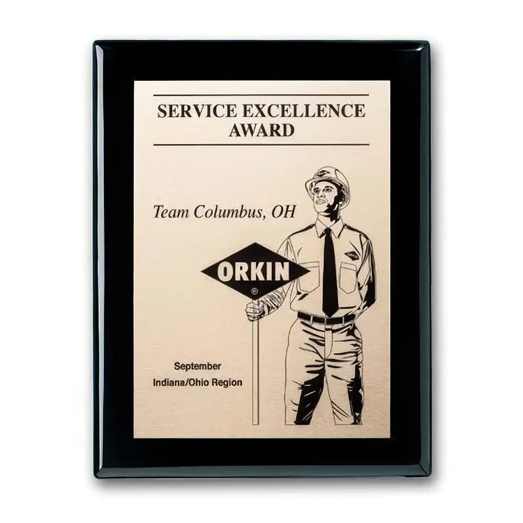 Etch Oxidized Plaque - Ebony #5