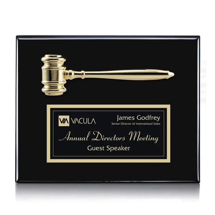 Plaque avec maillet #2