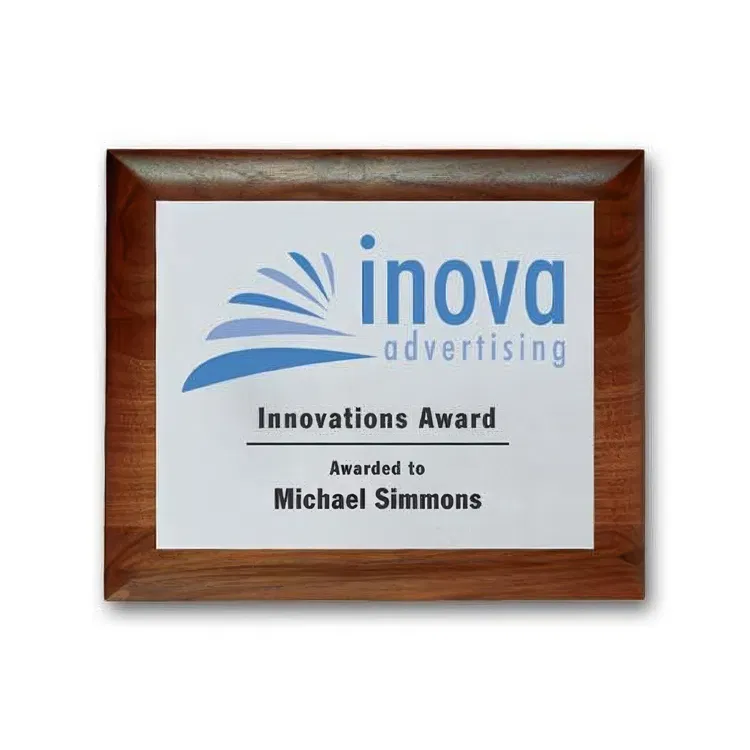 Screen-Printed Aluminum Plaque #11