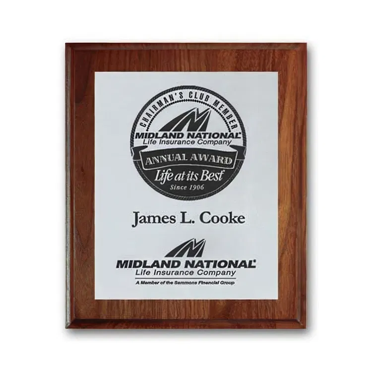 Screen-Printed Aluminum Plaque #14