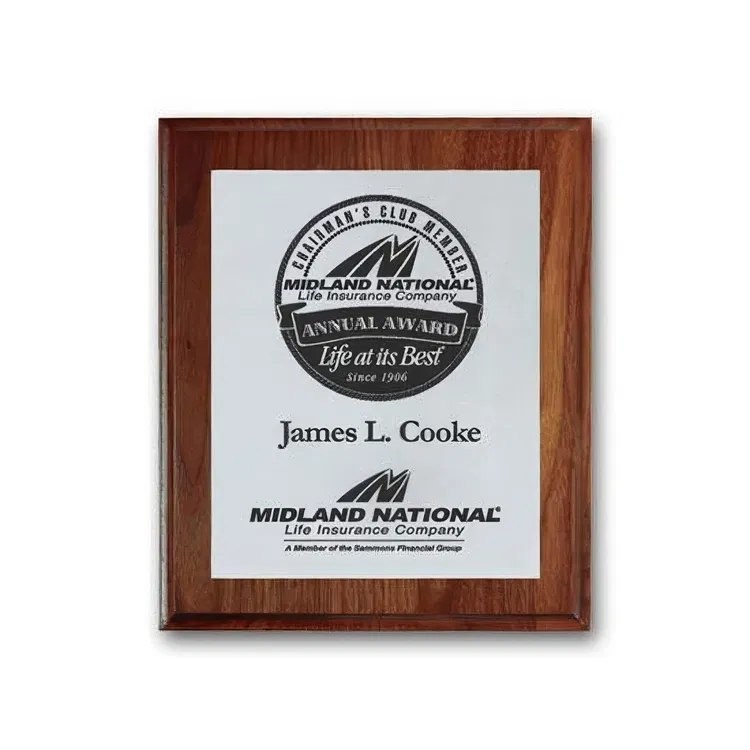 Screen-Printed Aluminum Plaque #2