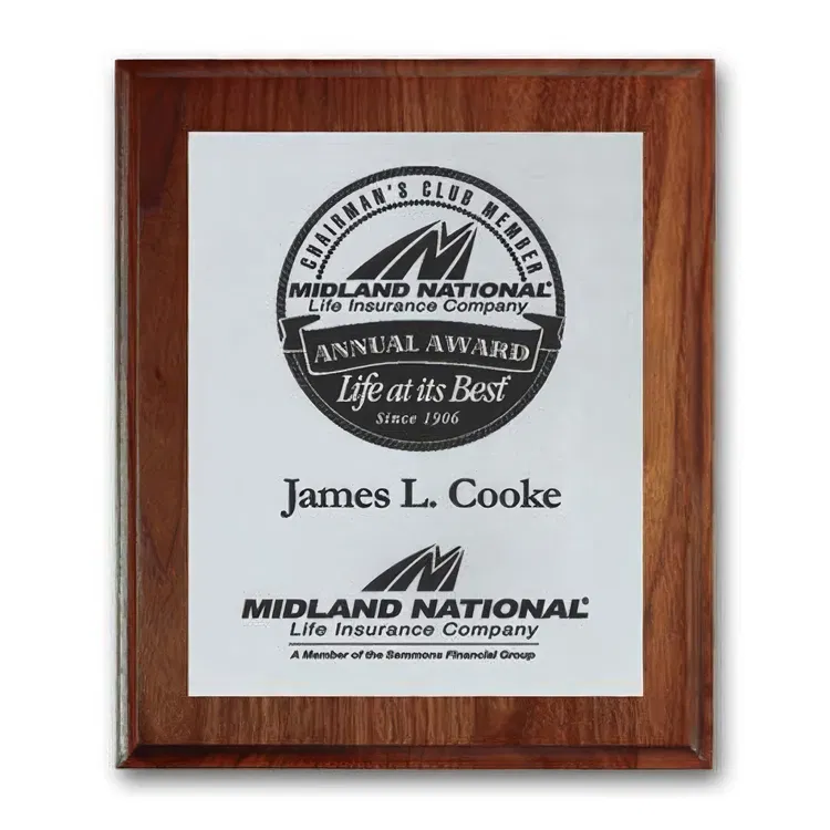 Screen-Printed Aluminum Plaque #20
