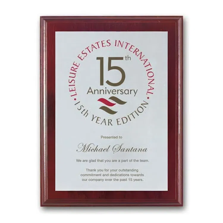 Screen-Printed Aluminum Plaque #22
