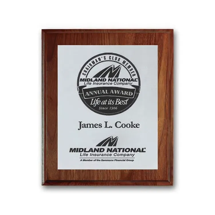 Screen-Printed Aluminum Plaque #8