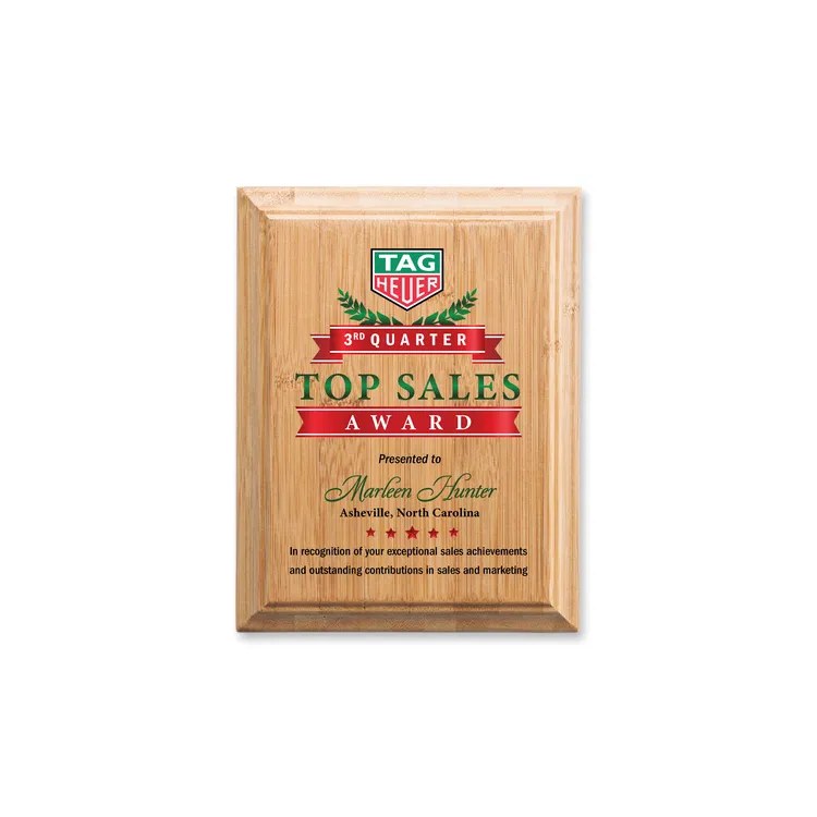 Bamboo Multicolor Plaque #2