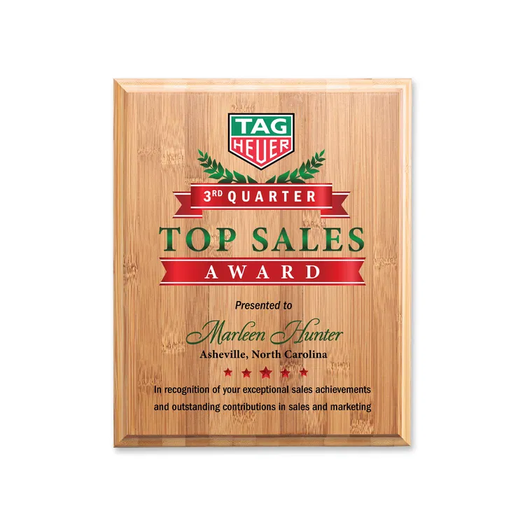 Bamboo Multicolor Plaque #5