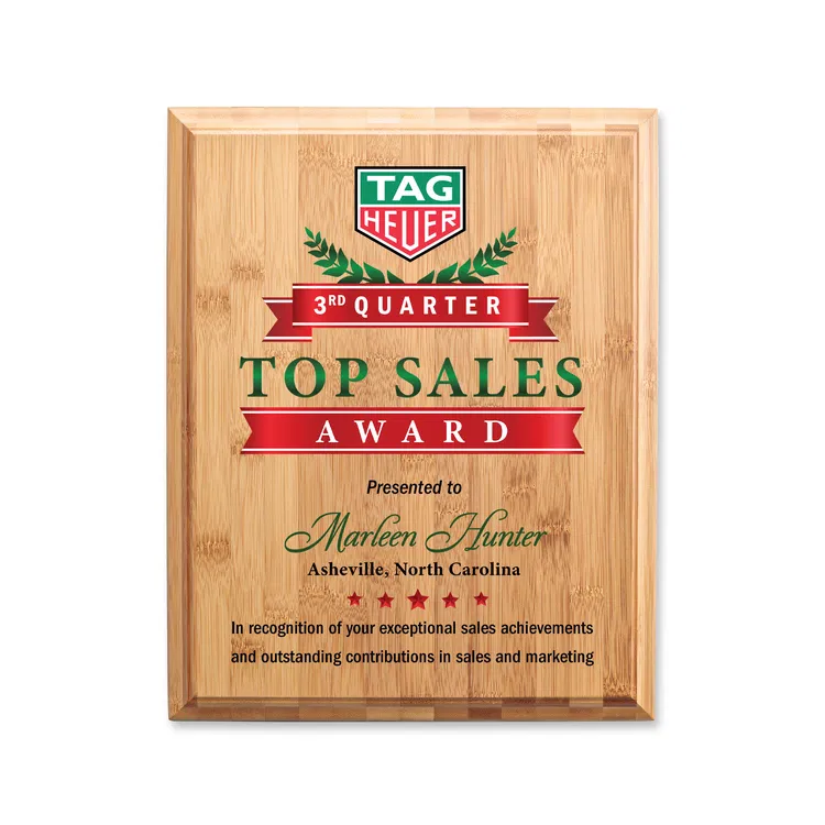 Bamboo Multicolor Plaque #6