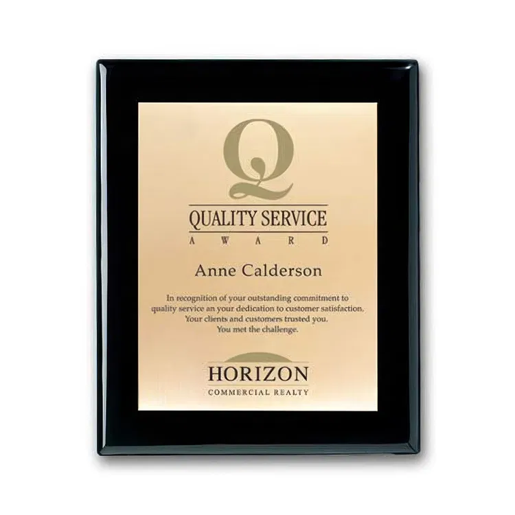 Screen-Printed Brass Plaque #15