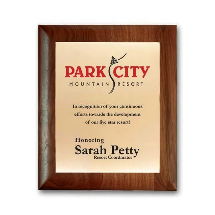 Screen-Printed Brass Plaque #17