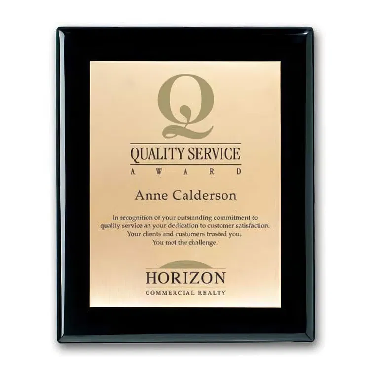 Screen-Printed Brass Plaque #21