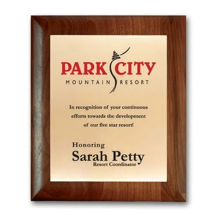 Screen-Printed Brass Plaque #23