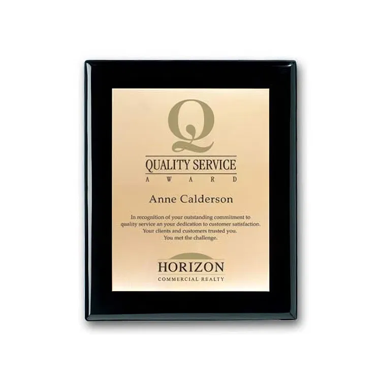 Screen-Printed Brass Plaque #3
