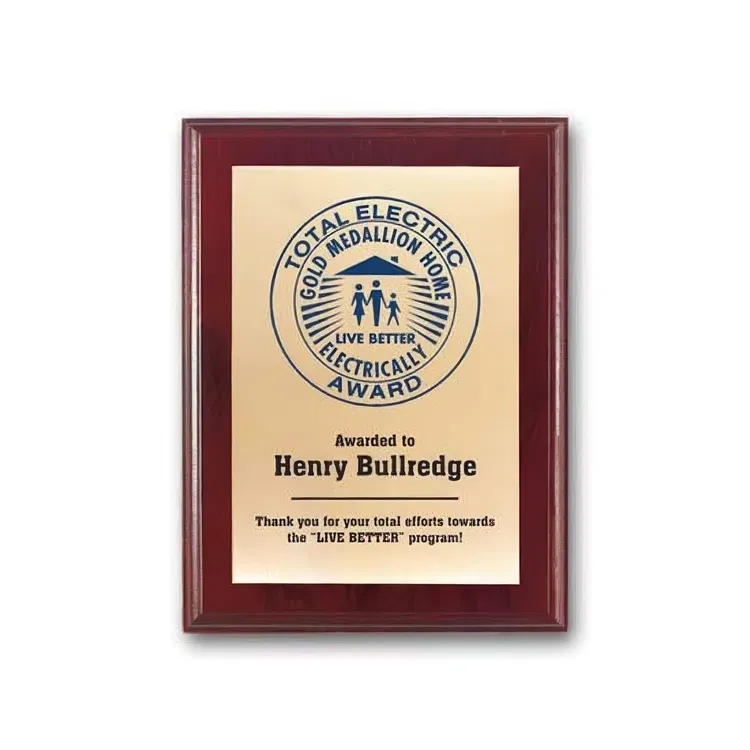 Screen-Printed Brass Plaque #4