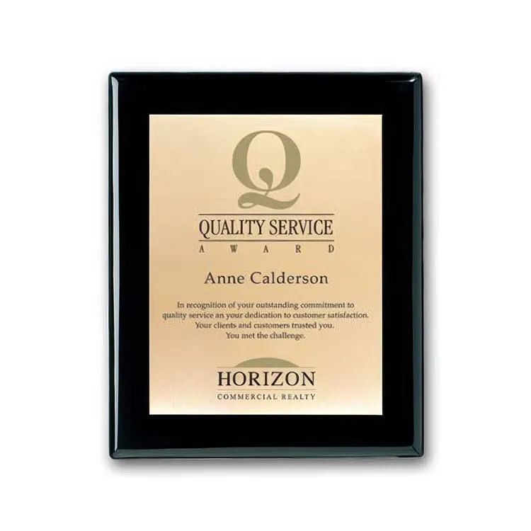 Screen-Printed Brass Plaque #9
