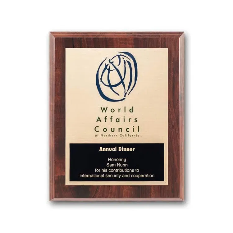 Metal-Etched Plaque with Colourfill #13