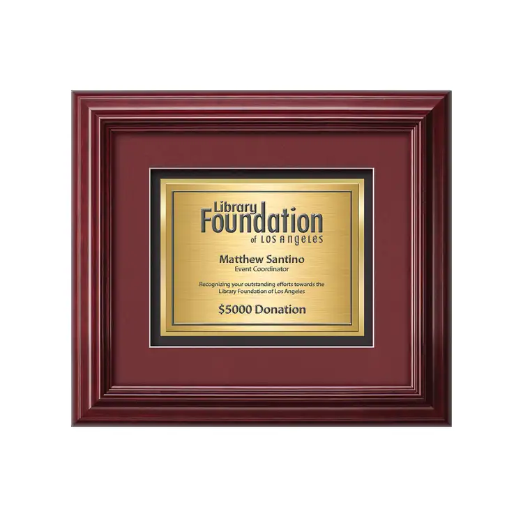 Darlington TexEtch Framed Award #2
