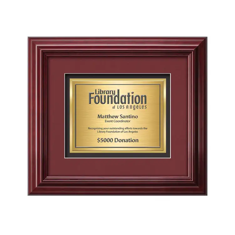 Darlington TexEtch Framed Award #3