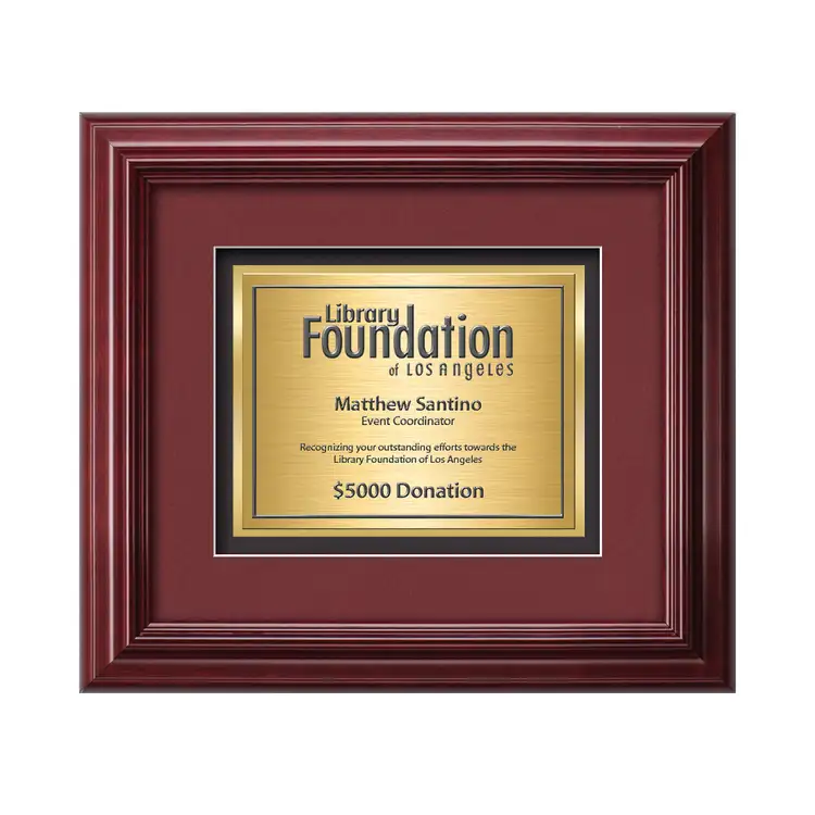 Darlington TexEtch Framed Award #4