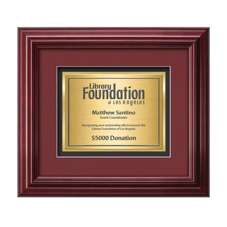 Darlington TexEtch Framed Award #5