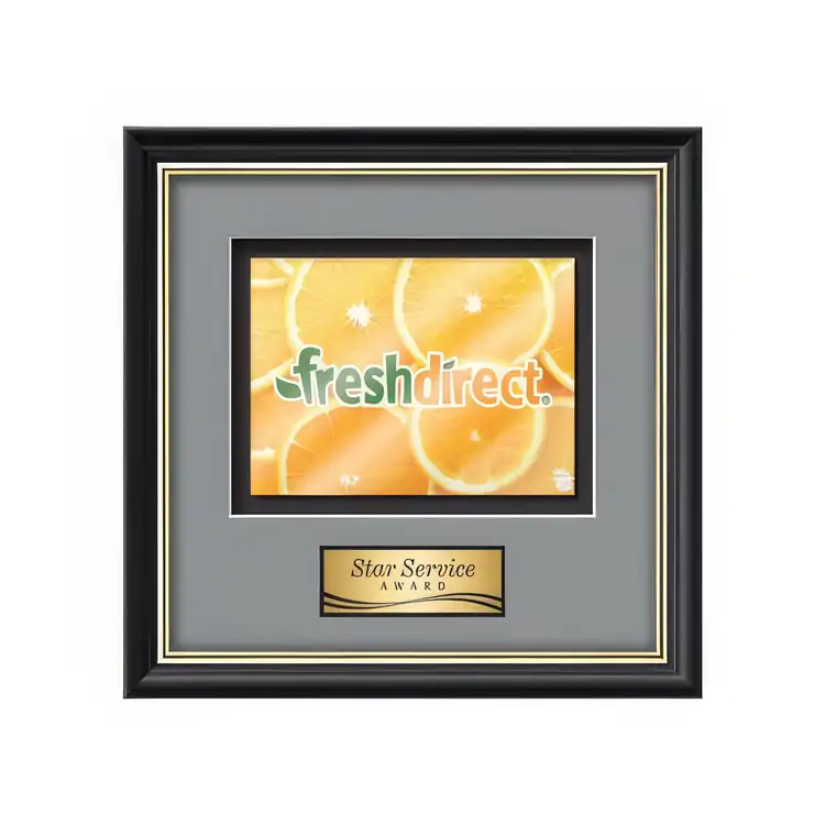 Waterleaf Baron Multicolor on Metal Framed Award #12
