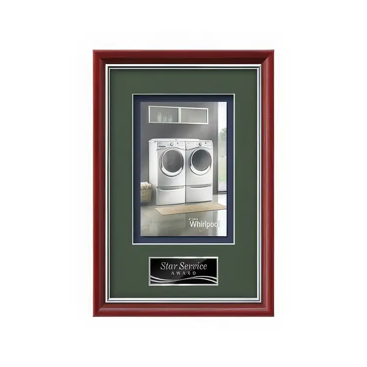 Waterleaf Baron Multicolor on Metal Framed Award #14