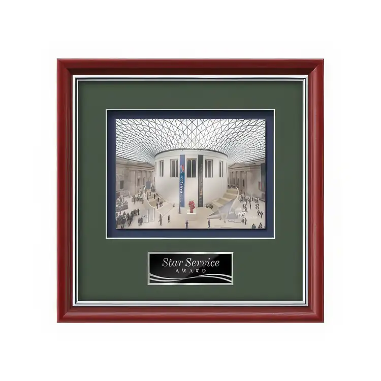 Waterleaf Baron Multicolor on Metal Framed Award #16