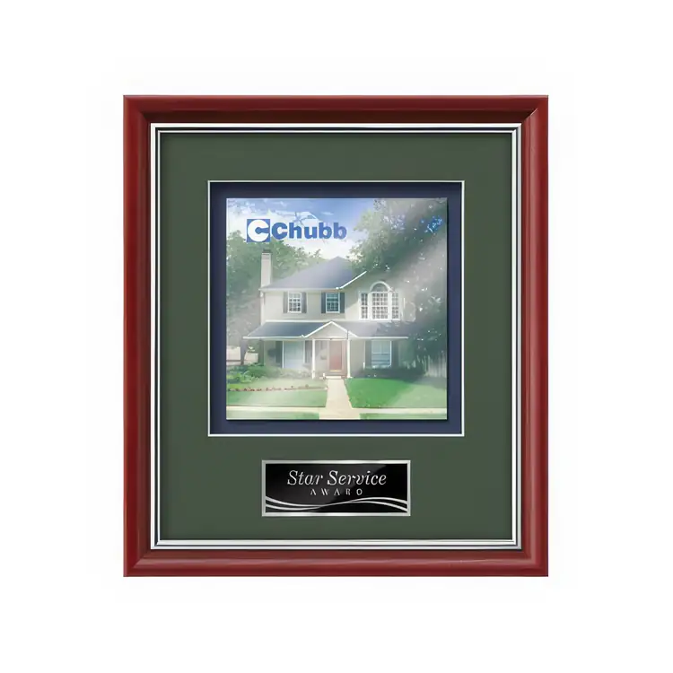 Waterleaf Baron Multicolor on Metal Framed Award #17