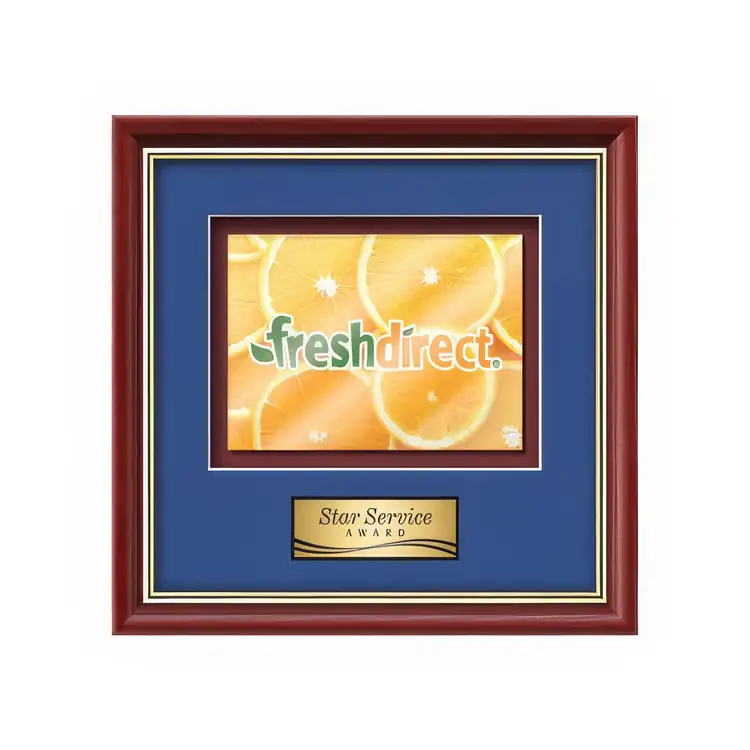 Waterleaf Baron Multicolor on Metal Framed Award #8