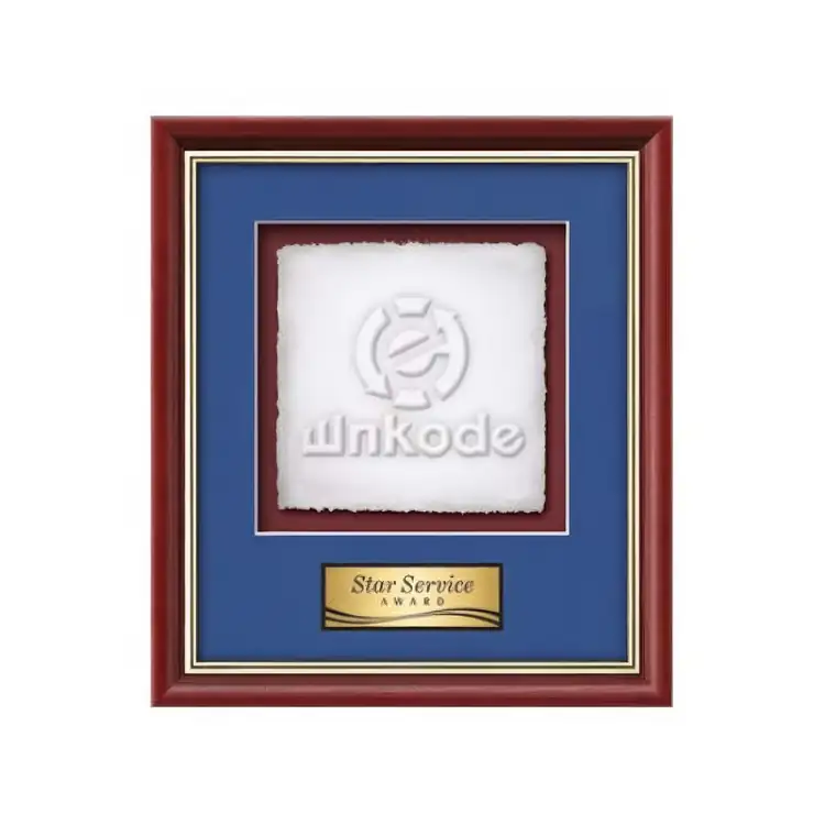 Waterleaf Baron Cast Paper Framed Award #3