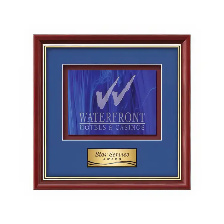 Waterleaf Baron Stained Glass Framed Award #4