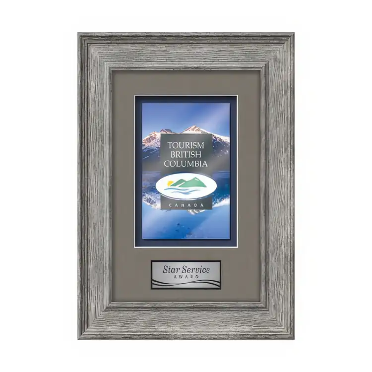 Waterleaf Calder Multicolor on Metal Framed Award #6