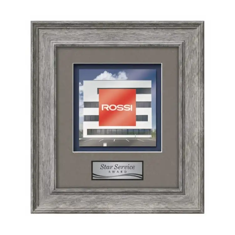 Waterleaf Calder Multicolor on Metal Framed Award #7