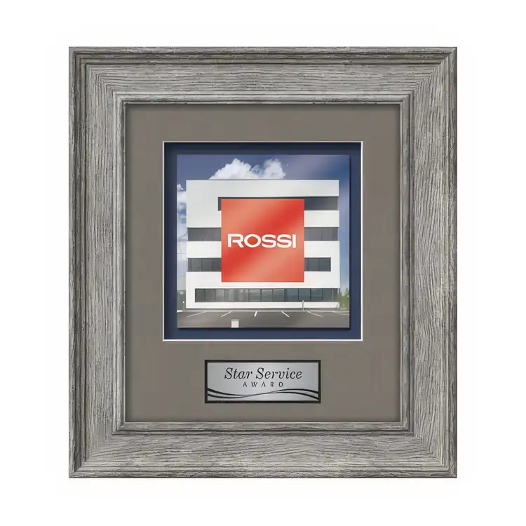 Waterleaf Calder Multicolor on Metal Framed Award #9