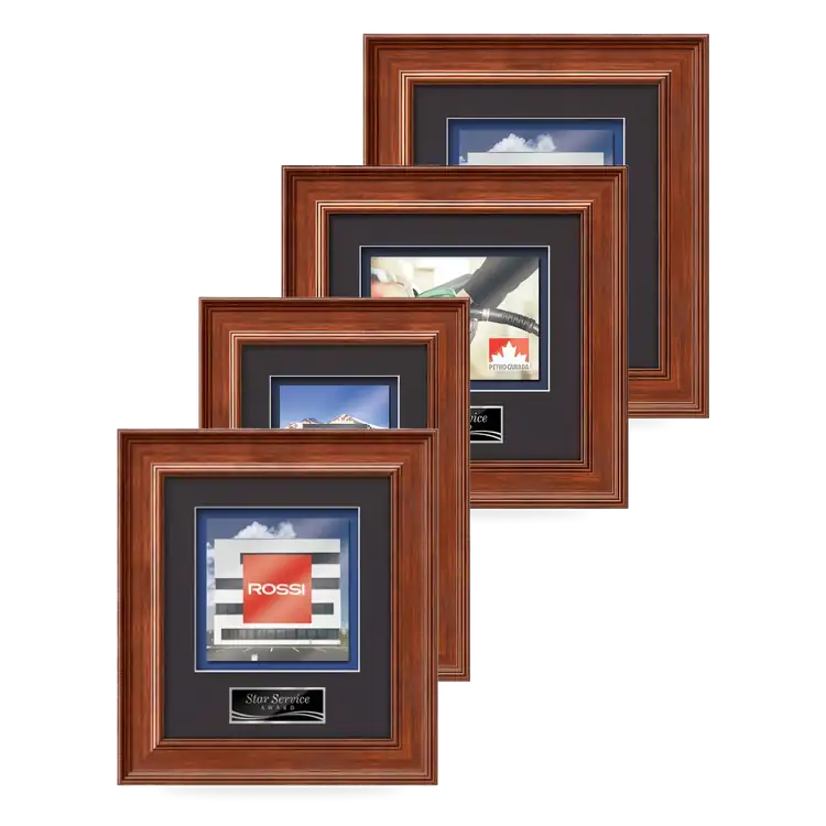 Waterleaf Calder Multicolor on Metal Framed Award