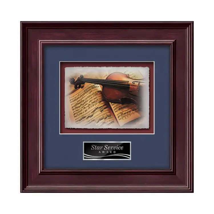Waterleaf Calder Multicolor on Artisan Paper Framed Award #12