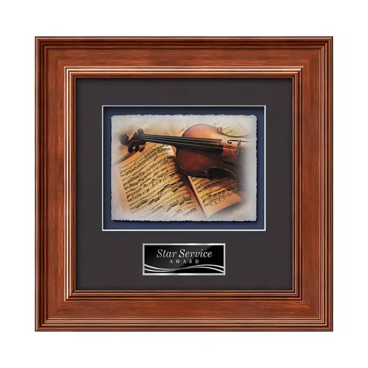 Waterleaf Calder Multicolor on Artisan Paper Framed Award #4