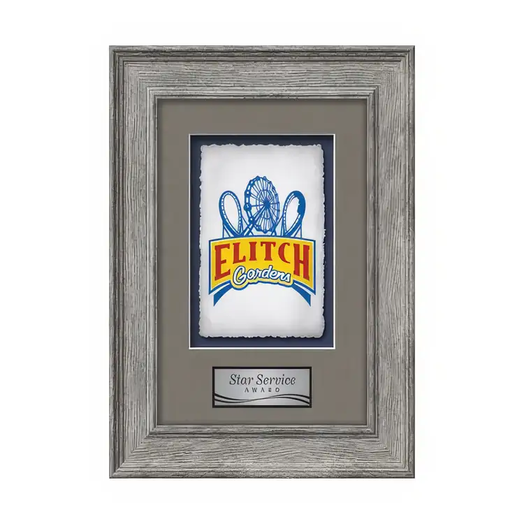 Waterleaf Calder Multicolor on Artisan Paper Framed Award #6
